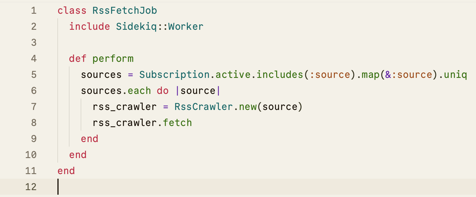 Syntax highlighting light