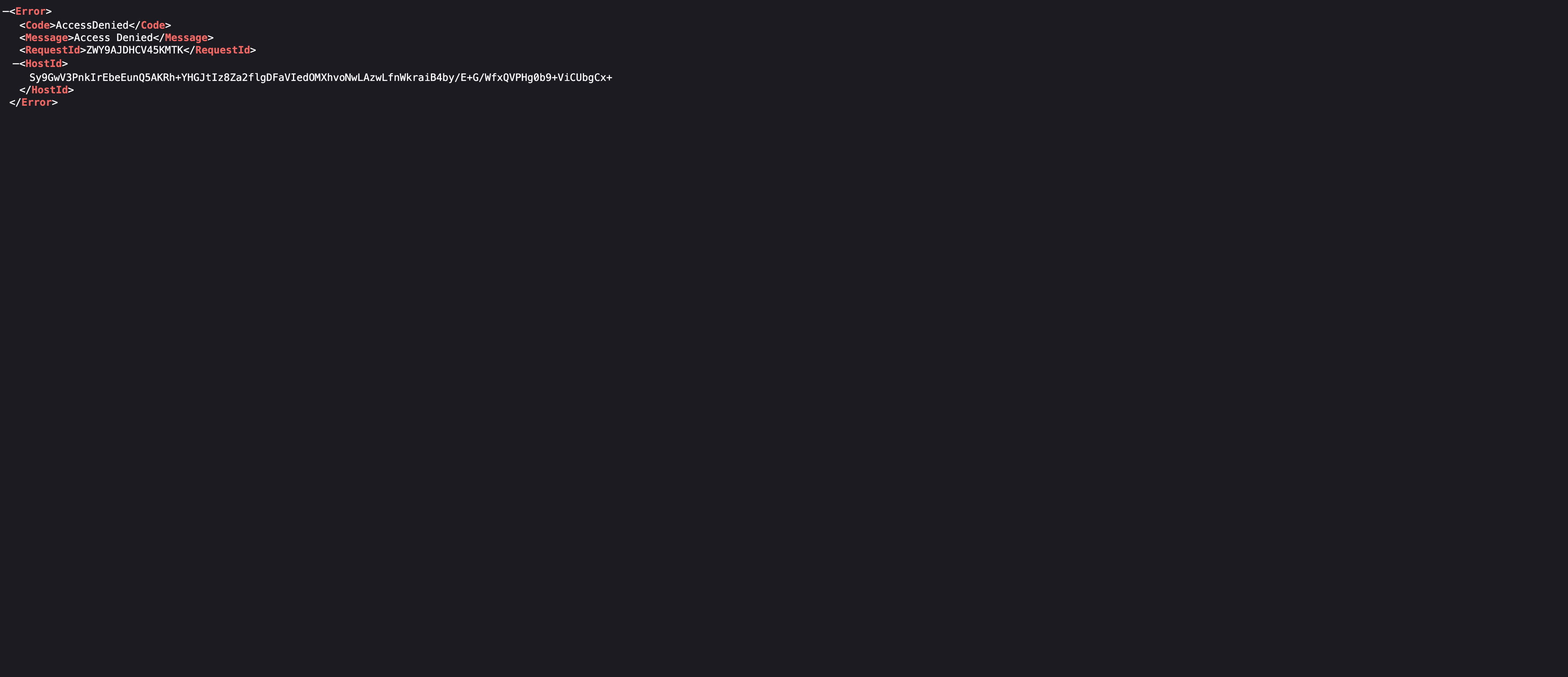AccessDenied level 2