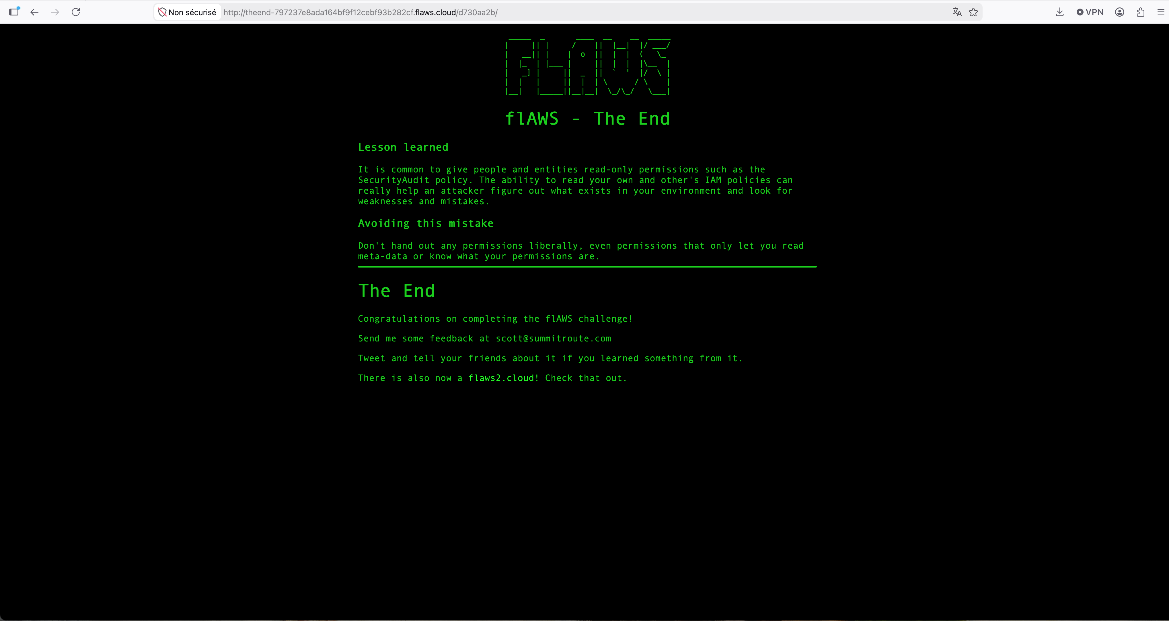 The End